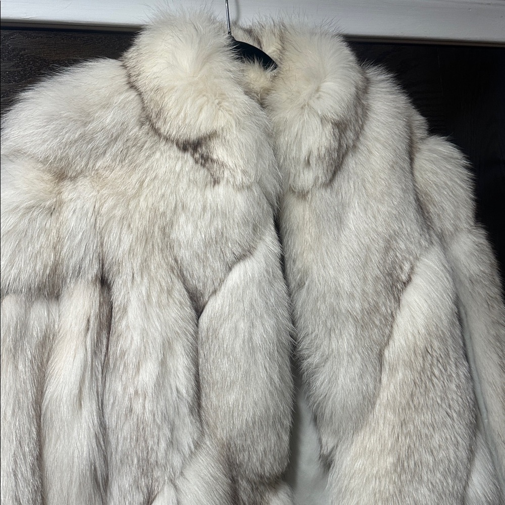 White Fox Fur Jacket - Picture 8 of 8